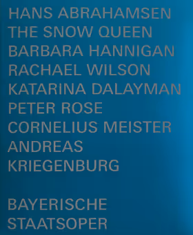 The Snow Queen, Bayerische Staatsoper / Cornelius Meister (BSOrec)