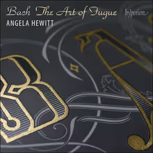 Cover art, The Art of Fugue, J.S. Bach, Angela Hewitt, piano