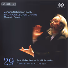 Cover art, Cantatas, Vol.29, J.S. Bach, Bach Collegium Japan / Masaaki Suzuki