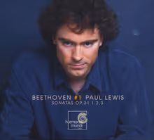 Cover art, Piano Sonatas Op.31, Beethoven, Paul Lewis, piano