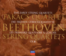 Cover art, String Quartets, Op. 18, Beethoven, Takács Quartet