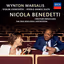 Cover art, Violin Concerto & Fiddle Dance Suite, Wynton Marsalis, Nicola Benedetti, violin; Philadelphia Orchestra / Cristian Măcelaru