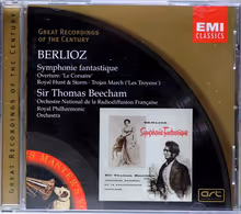 Cover art, Symphonie Fantastique, Berlioz, French National Radio Orchestra / Sir Thomas Beecham