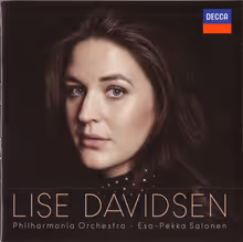 Cover art, Wagner & Strauss: Debut Recital, Wagner, R. Strauss, Lise Davidsen, soprano; Philharmonia Orchestra / Esa-Pekka Salonen