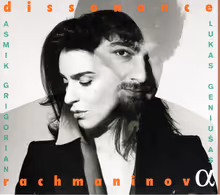 Cover art, Songs ("Dissonance"), Sergei Rachmaninov, Asmik Grigorian, soprano; Lukas Geniušas, piano