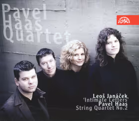 String Quartet No. 2 (Haas) / String Quartet No. 2 'Intimate Letters' (Janáček), Pavel Haas Quartet; Colin Currie, percussion (Supraphon)