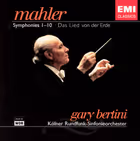 Symphonies Nos. 1–10 (Adagio) & Das Lied von der Erde, Various soloists and choirs; Kölner Radio Symphony Orchestra / Gary Bertini (EMI Classics)