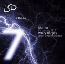 Cover art, Symphony No.7, Mahler, London Symphony Orchestra / Valery Gergiev