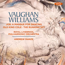 Cover art, Job: A Masque for Dancing, Ralph Vaughan Williams, Royal Liverpool Philharmonic Orchestra / Andrew Manze