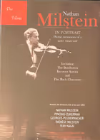In Portrait (Some Memories of a Quiet Magician), Nathan Milstein, violin; Georges Pludermacher, piano, a Christopher Nupen film (The Christopher Nupen Films / Allegro)