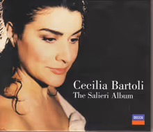 Cover art, The Salieri Album, Salieri, Cecilia Bartoli; Orchestra of the Age of Enlightenment / Adam Fischer
