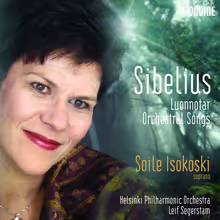 Cover art, Luonnotar (Orchestral Songs), Sibelius, Soile Isokoski; Helsinki Philharmonic Orchestra / Segerstam