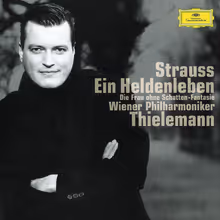 Cover art, Ein Heldenleben; Symphonic Fantasy on Die Frau ohne Schatten, Richard Strauss, Vienna Philharmonic Orchestra / Christian Thielemann