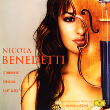 Cover art, Violin Concerto No. 1, Szymanowski, Nicola Benedetti, violin; London Symphony Orchestra / Daniel Harding