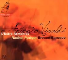 Cover art, L'Estro Armonico, Op. 3, Vivaldi, Rachel Podger, violin/director; Brecon Baroque